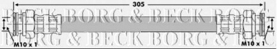 BORG & BECK bbh6683 -  Тормозной шланг